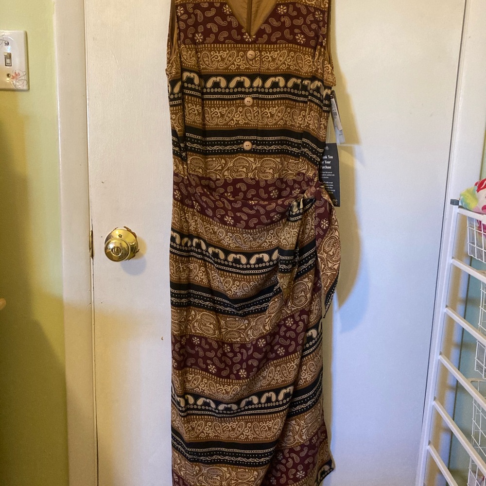 NWT Vintage Spenser Jeremy 100% Silk Dress